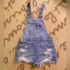 American Eagle Outfitters, 90s Boyfriend Shortalls, size S